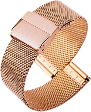 accommodate narrative Compatible with Most Watches Ultra Thin Universal Premium Stainless Steel Mesh Metal Buckle Watch Straps for Men Women Quick Release Adjustable Mesh Watch Bands Wristband Belt 