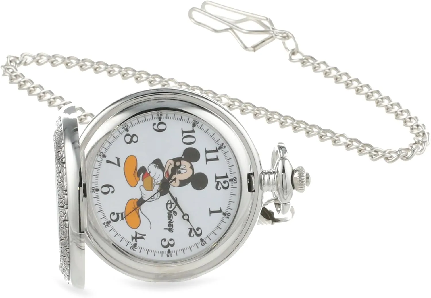 Adult analyst Pocketwatch Analog Quartz Watch Disney Mickey Mouse 