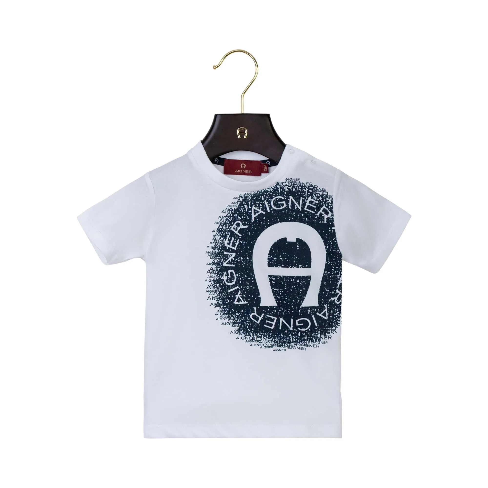Aigner Kids Baby Boy's Navy & White  T-Shirt