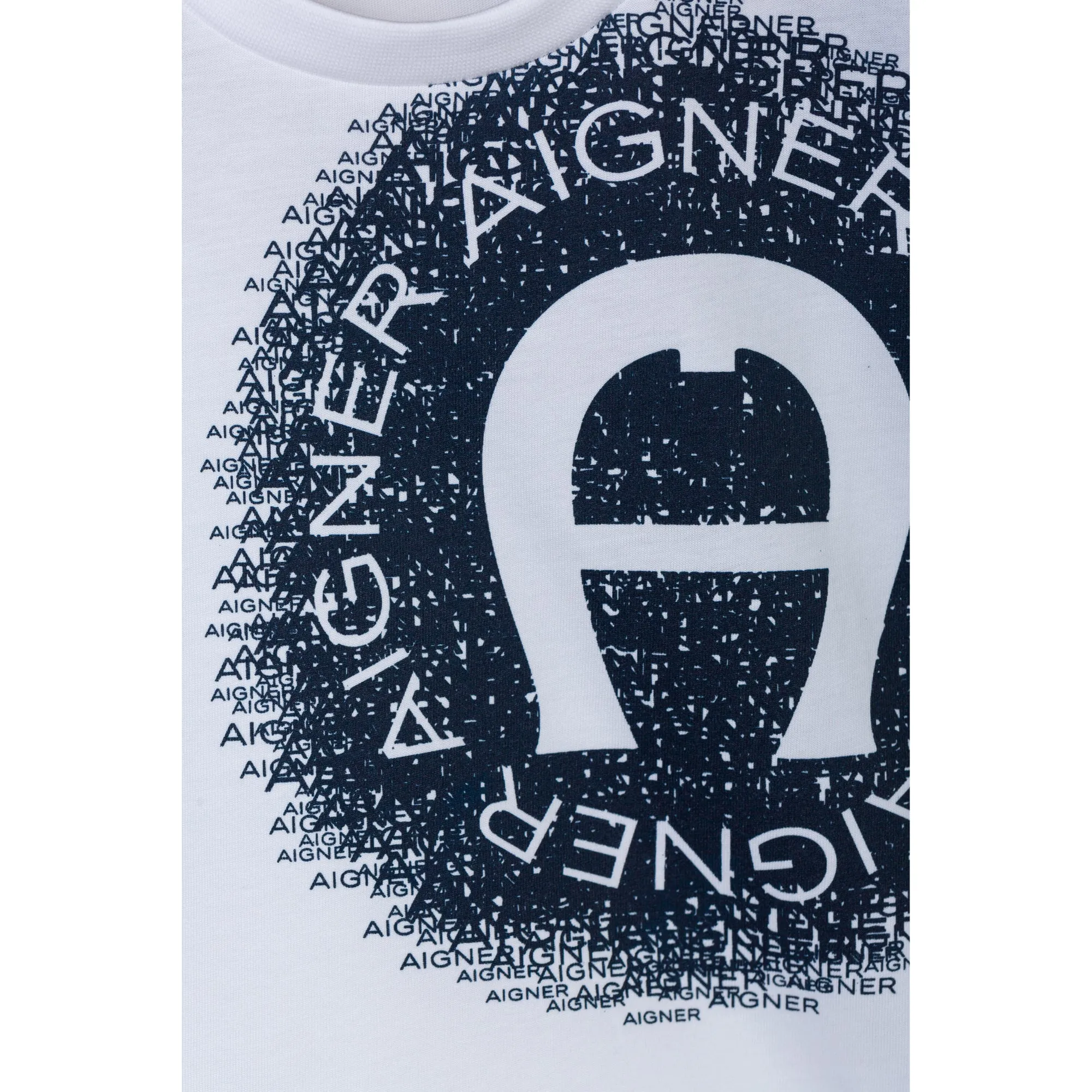 Aigner Kids Baby Boy's Navy & White  T-Shirt