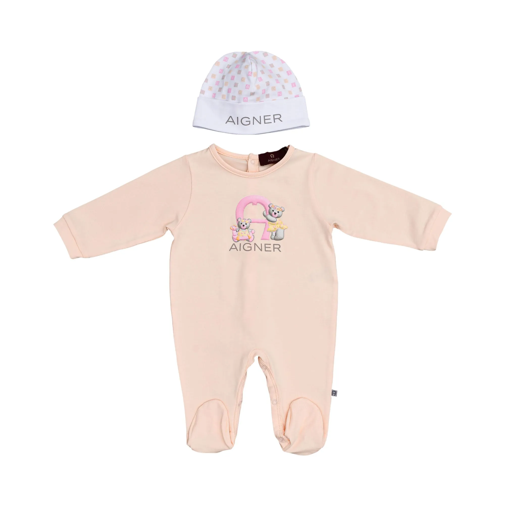 Aigner Kids New Born Girl's Sleepsuit Set