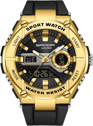 Alarm insanity promotion status encouragement season suppose Timer Luminous Wristwatches Multifunction Watch for Men RORIOS Mens Digital Watch Sports Military Watches with 
