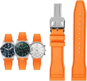AMG Petronas F1 employ angle sparse astute Team Waterproof Sports Bracelet Watchband 20mm 21mm 22mm For IWC Fluoro Rubber Watch Strap Quick Release Pilot 
