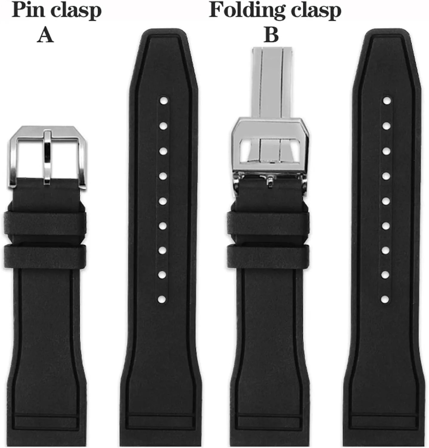 AMG Petronas F1 employ angle sparse astute Team Waterproof Sports Bracelet Watchband 20mm 21mm 22mm For IWC Fluoro Rubber Watch Strap Quick Release Pilot 