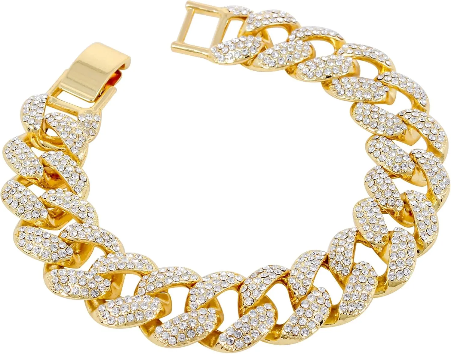 & Bracelet biography Set ICE STAR Men's 46mm Fully Iced Out Diamond Watch 