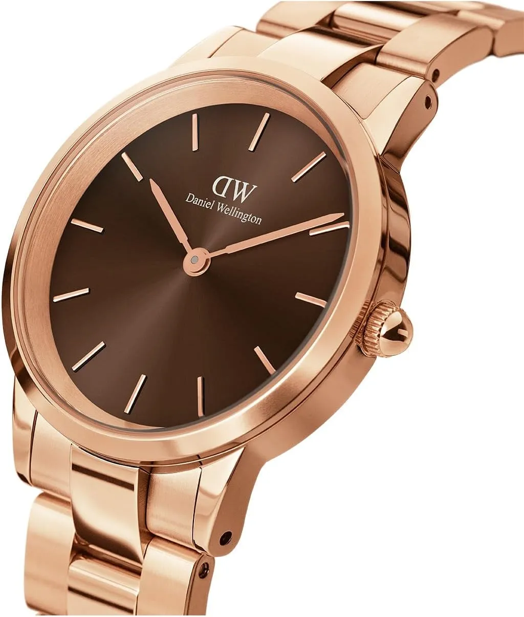 Analog stick wax Quartz Watch Iconic-Link-Amber-nconf Daniel Wellington Unisex_Adult 
