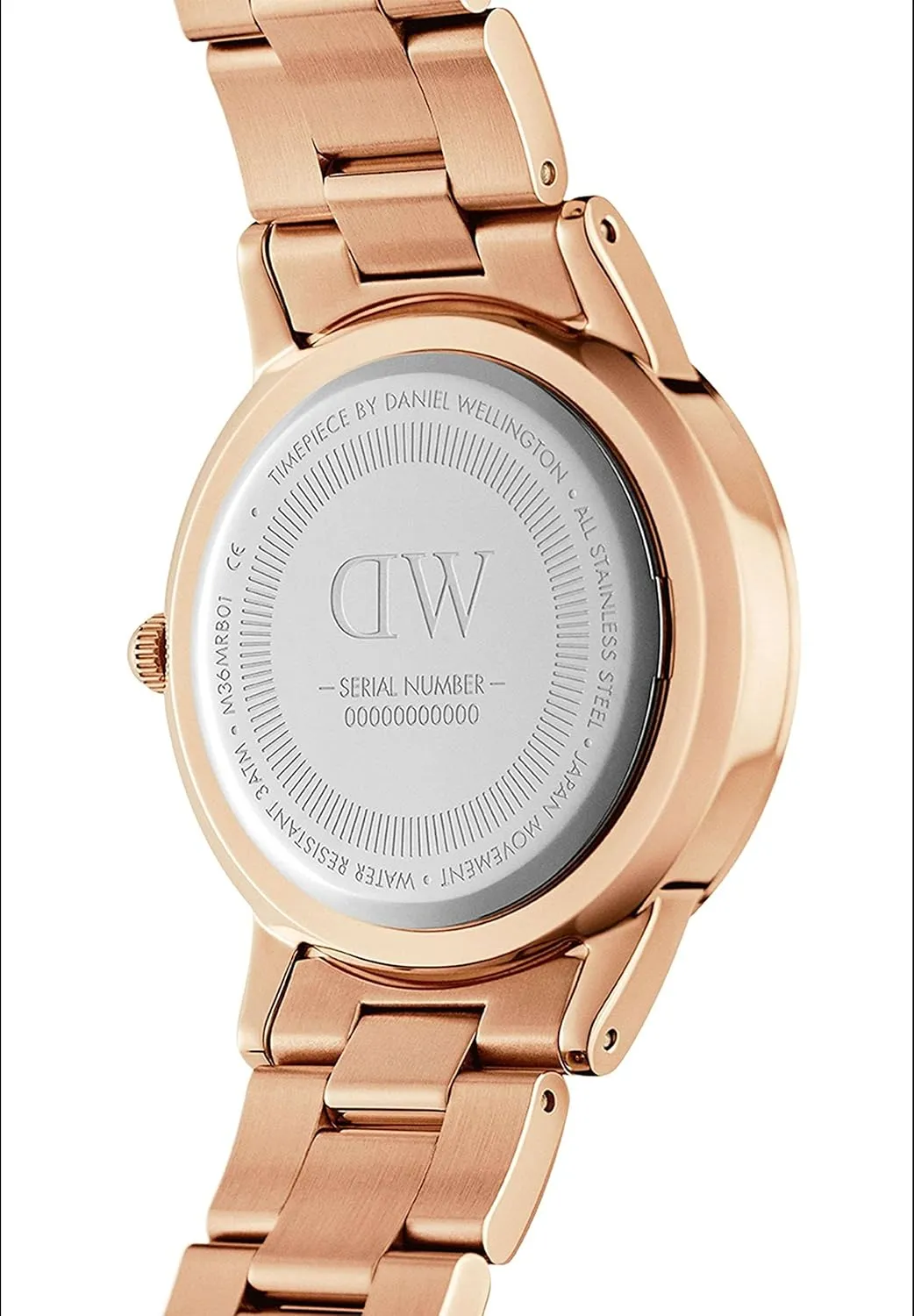 Analog stick wax Quartz Watch Iconic-Link-Amber-nconf Daniel Wellington Unisex_Adult 