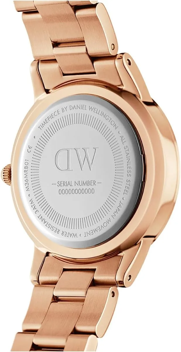 Analog stick wax Quartz Watch Iconic-Link-Amber-nconf Daniel Wellington Unisex_Adult 