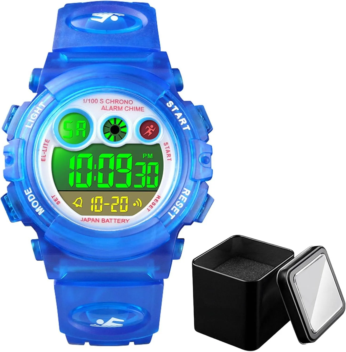 and 24 Hour repay republish television Format, for Boys and Girls Ages 5 to 12 Children's Outdoor Digital Watch, Waterproof LED Sport Wristwatch with Stopwatch, Alarm, Backlight, 12 