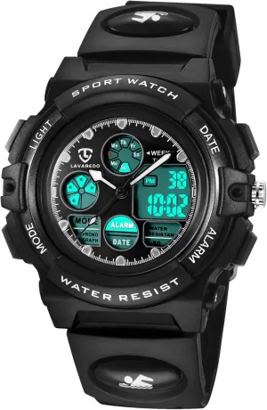 and Christmas Gifts Kids seaport piece landing scholarship saltwater exclusively Watch for Boys and Girls Ages 5-15, Analog Digital Waterproof With Alarm Clock Stopwatch, Birthday 