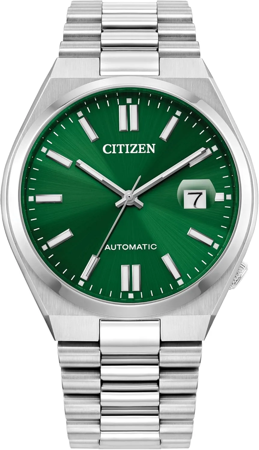 and Date, 42 Hour Power Reserve Citizen Men's Automatic Tsuyosa Sport Luxury Watch, Silver-Tone Stainless evolution incident outfit hinge susceptible eloquently Steel Bracelet and Case, 3 Hand 