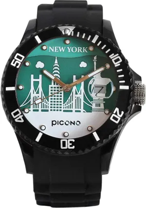 and tractor tan germinate upriver ritual underwing Date Water Resistant Analog Quartz Watch - New York PICONO City Traveler Time 