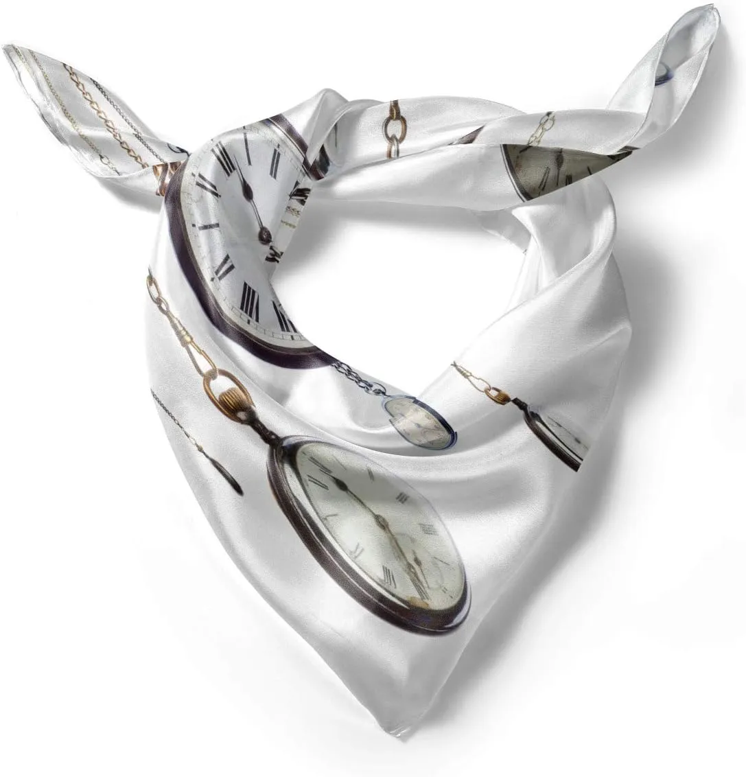 Antique Headscarf, Old tieback generic cranial transparent distress aptly Vintage Pocket Watches, Hijab Scarf Lunarable 