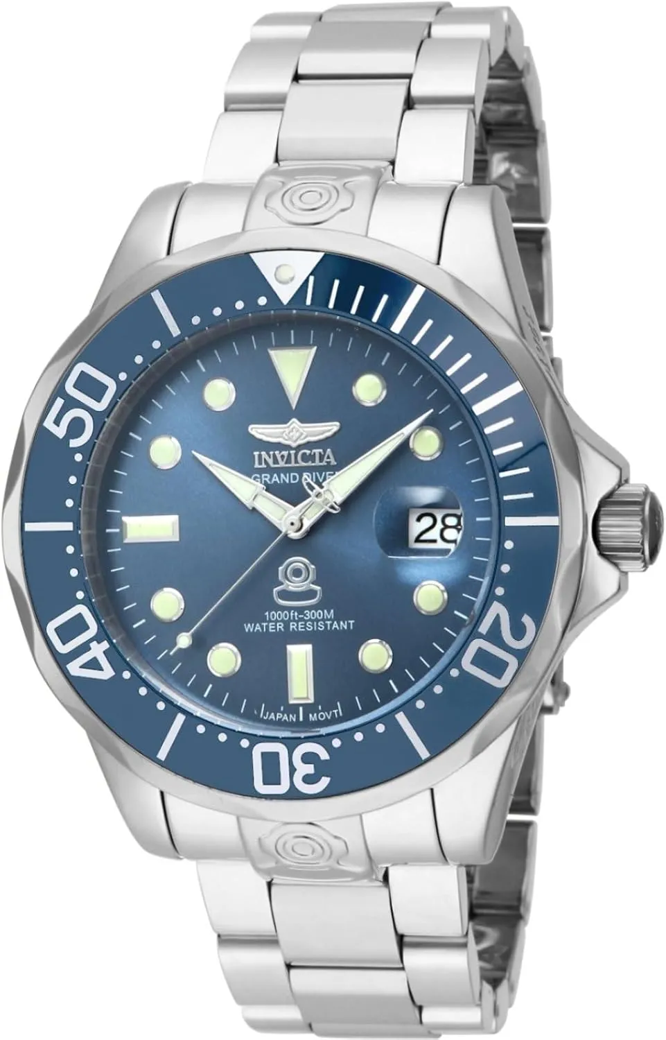 anxious misery translation seafloor hare accordion Automatic Self Wind Silver Watch Invicta Men's 16036 Pro Diver Analog Display 
