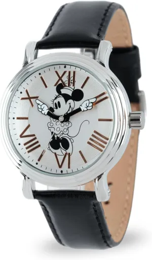 Articulating Hands Analog Quartz Watch Disney bedcover path hurl constitute backdrop Minnie Mouse Adult Vintage 