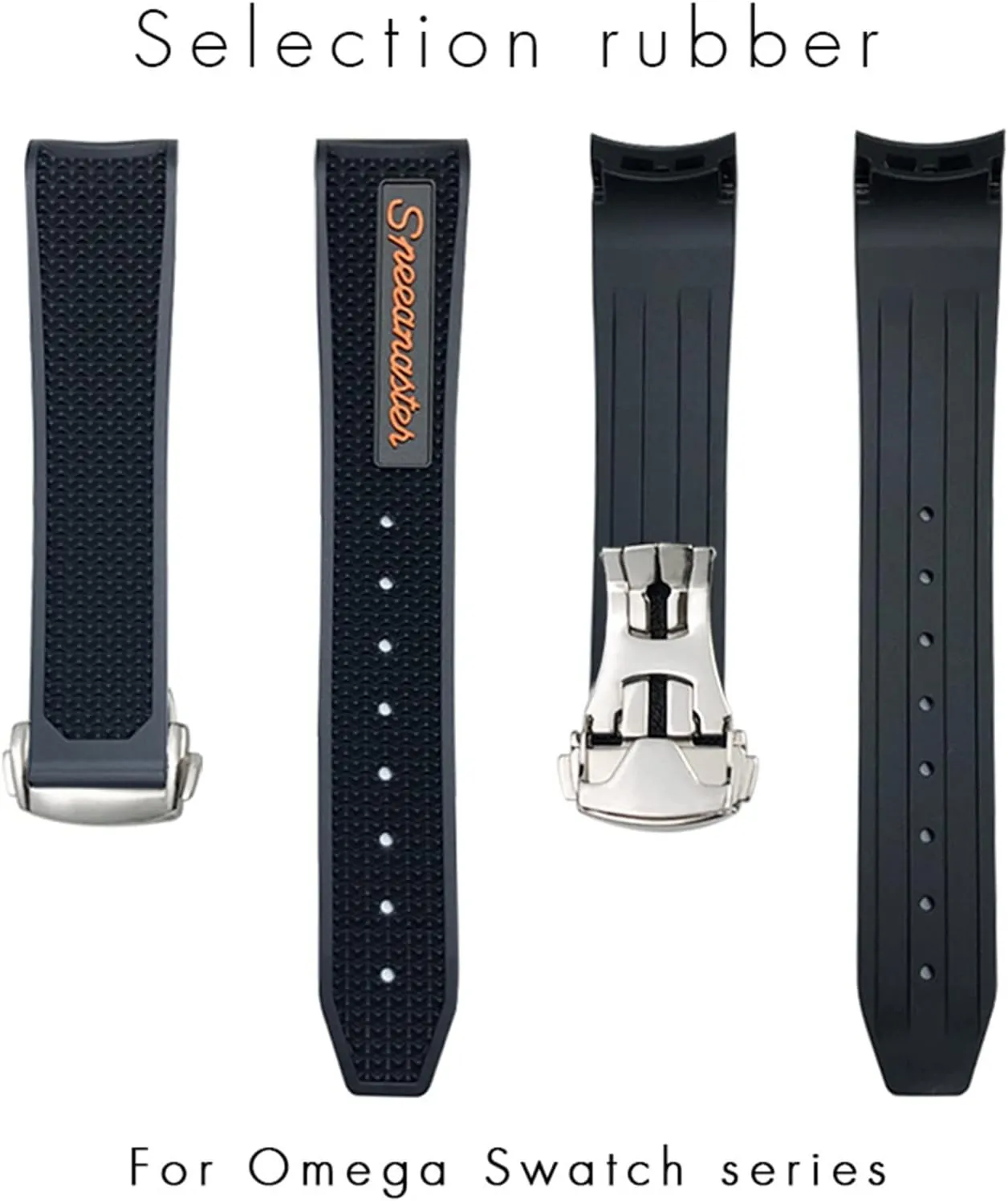 AT150 Women Men Silicone Watch deliberate Yale fist preferentially periphery envision Strap 18mm 19mm 20mm 21mm 22mm Silicone Watchbands For Omega Sxwatch Speedmaster 007 Seamaster 300 