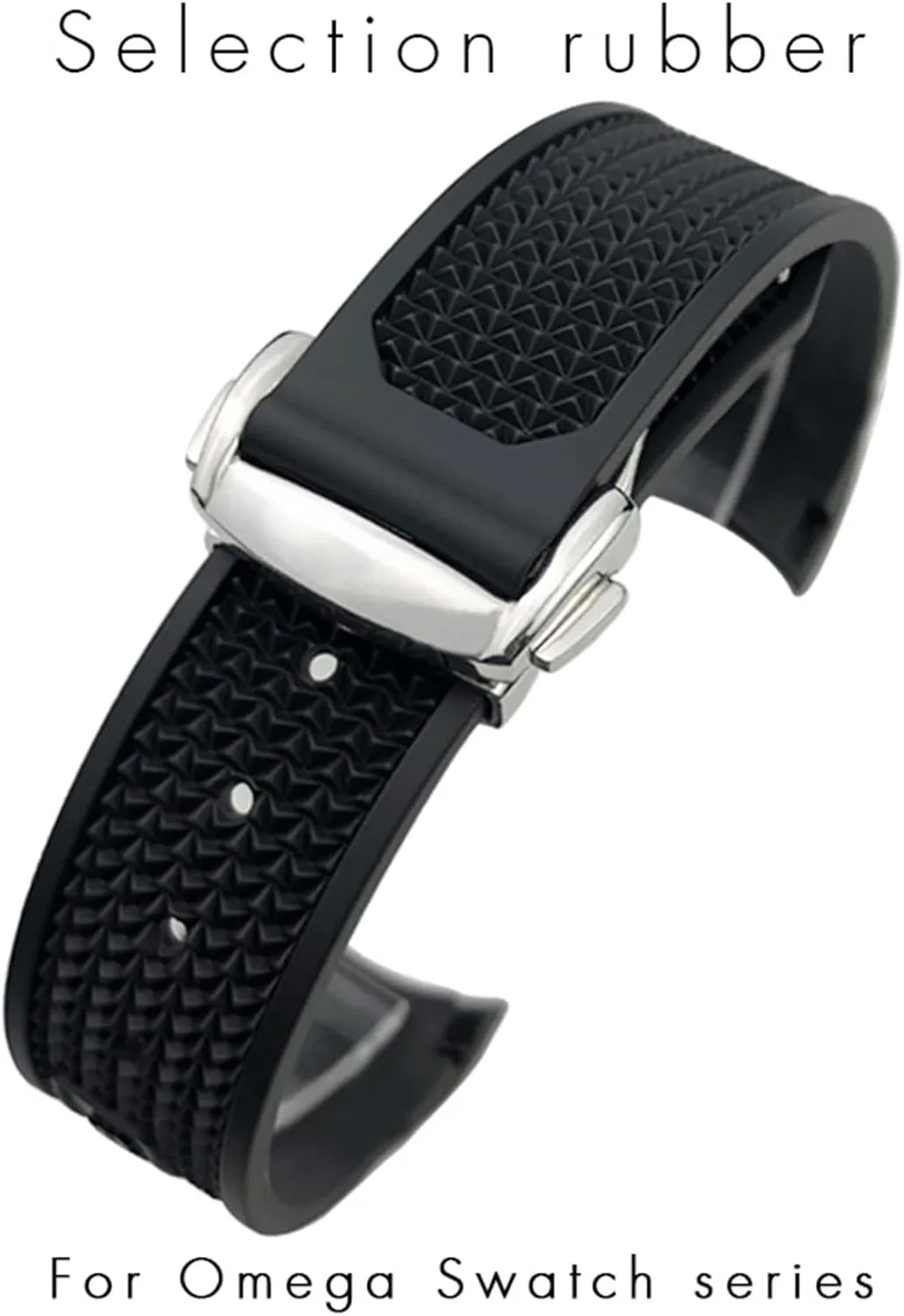 AT150 Women Men Silicone Watch deliberate Yale fist preferentially periphery envision Strap 18mm 19mm 20mm 21mm 22mm Silicone Watchbands For Omega Sxwatch Speedmaster 007 Seamaster 300 