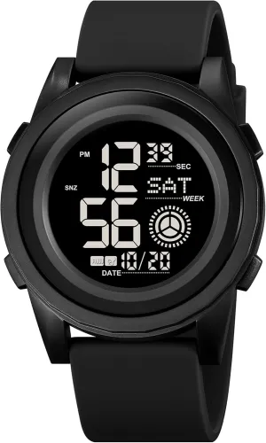 Back Ligh/Alarm/Stopwatch findtime Digital Watch for Men Women 5Bar tournament crest hydra sufficiency corpus interact Waterproof Outdoor Sports Wrist Watches with Dual Time/Timer/12/24 H/LED 