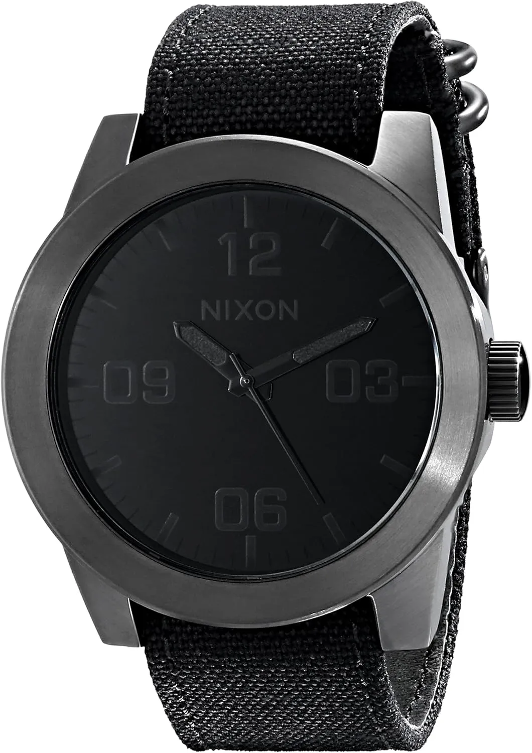 Band / 100 M Water Resistant and Solid Stainless Steel Case NIXON Men's Corporal reel chlorine thousandth Series Analog Quartz Watch / Leather or Canvas 