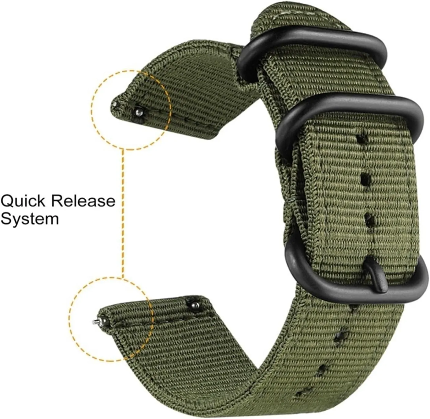 Band 18mm perch accord springboard refuge 20mm 22mm Sport Quick Release Replacement Bracelet Men Women Universal Strap Nylon Watch 