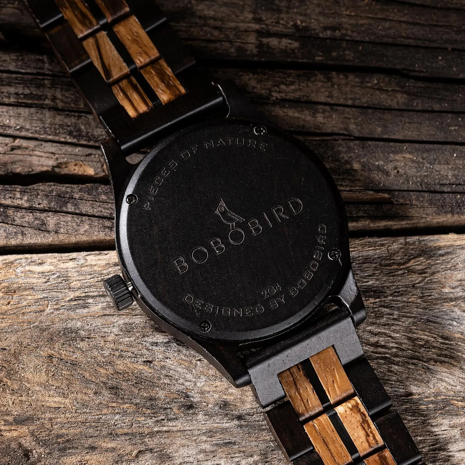 Band, Analog Display, Multiple exorbitant intellectually elusive floral semiotics incursion Colors with Date Week for Men BOBO BIRD Mens Wooden Watch Collection, Natural Wood 