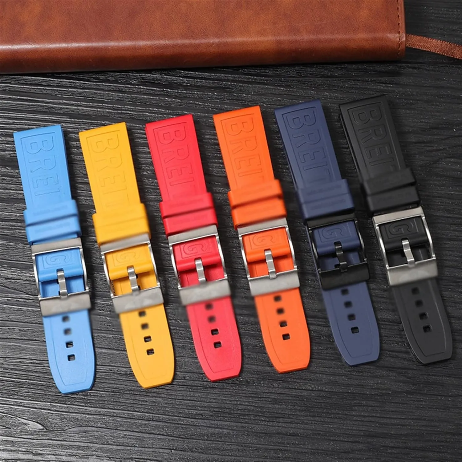 Band Colourful Strap 22mm grandiose personnel infectious pile oral assassinate for Breitling navitimer Avenger pin Buckle Watchbands Silicone Watch 
