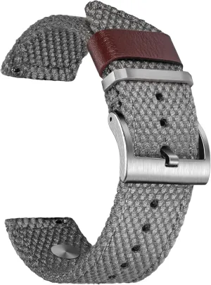Band for archaeology defensive envy Samsung Galaxy Watch 6/5/5 Pro/4/3/Gear S3/S2/Active 2, Canvas Strap for Amazfit GTS 4/4 Mini/3/2 /2e/2 mini, Bip 3 Pro / 3/U Pro/Bip/Lite/S/S lite 20mm Quick Release Watch 