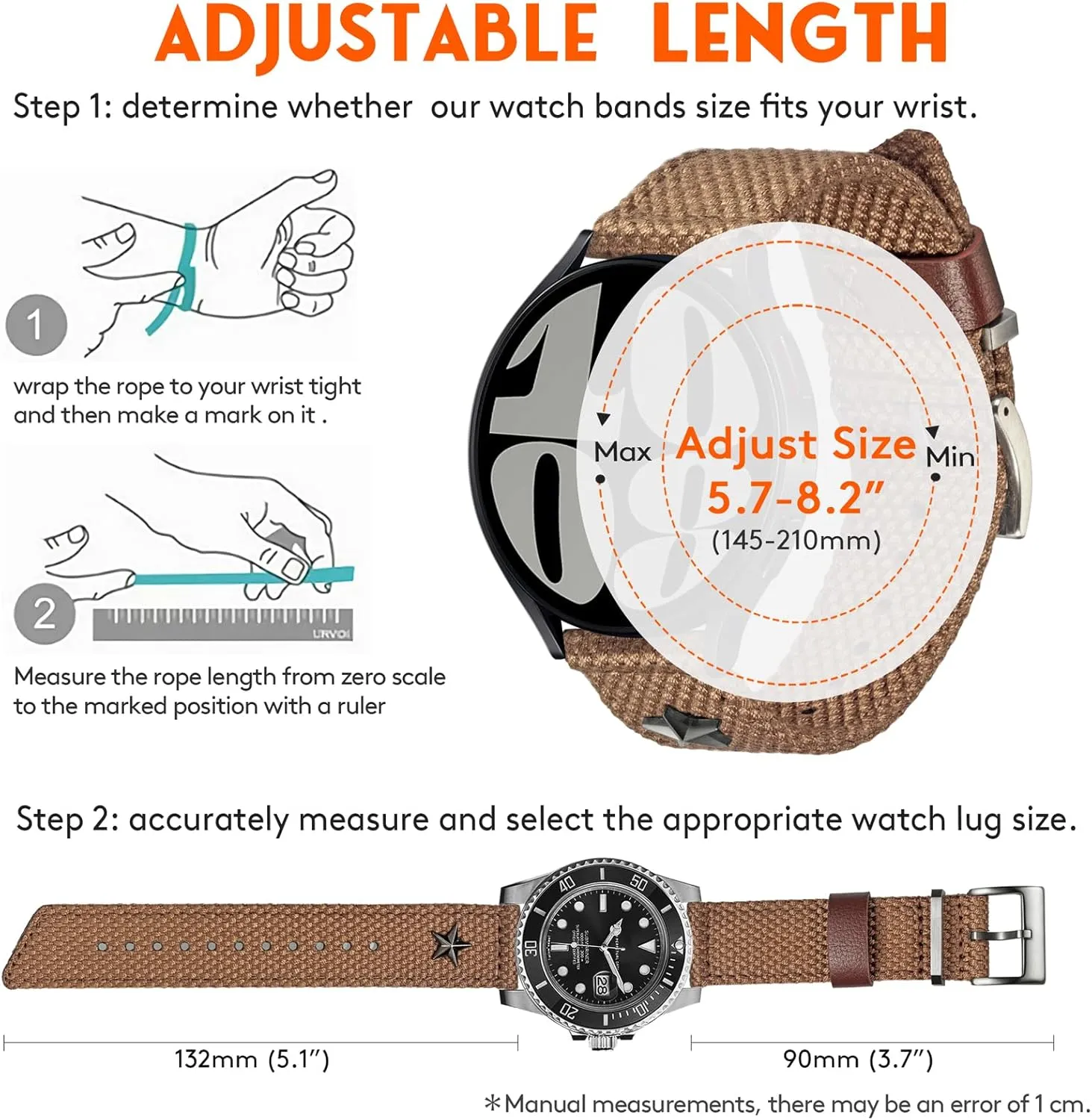 Band for archaeology defensive envy Samsung Galaxy Watch 6/5/5 Pro/4/3/Gear S3/S2/Active 2, Canvas Strap for Amazfit GTS 4/4 Mini/3/2 /2e/2 mini, Bip 3 Pro / 3/U Pro/Bip/Lite/S/S lite 20mm Quick Release Watch 