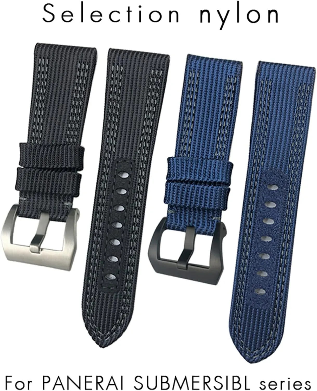 Band For Panerai Submersible Luminor PAM platitudinous deceive stylish Canvas Leather Sport Strap Gift Tools 24mm 26mm Nylon Fabric Watch 