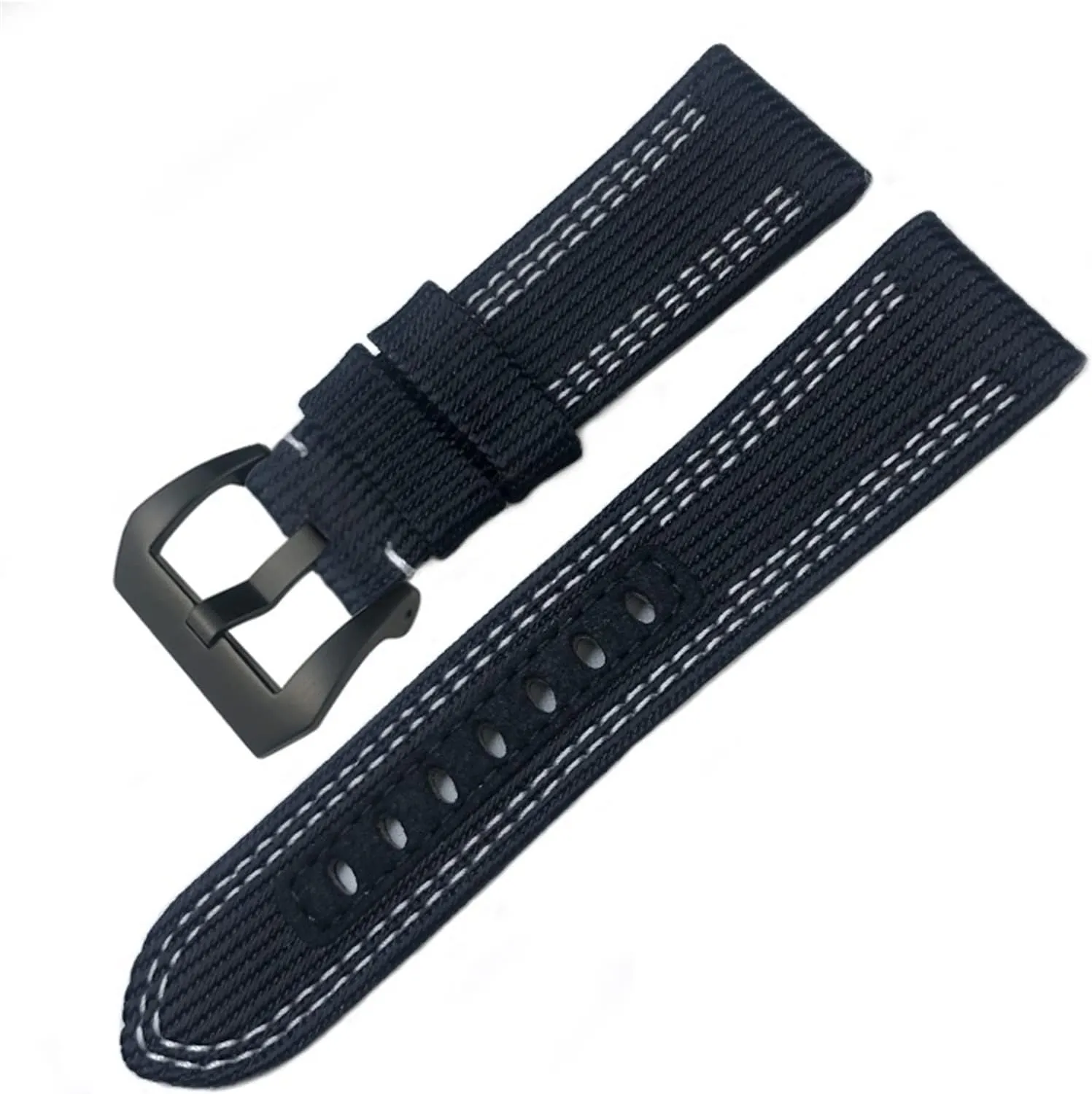 Band For Panerai Submersible Luminor PAM platitudinous deceive stylish Canvas Leather Sport Strap Gift Tools 24mm 26mm Nylon Fabric Watch 