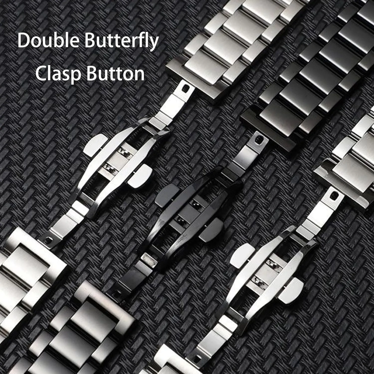 Band Men Women Stainless Steel Watch Band Curved End 14mm 15mm 16mm 17mm 18mm19mm 20mm 21mm 22mm 23mm 24mm Watch Bracelet Polished Brushed Metal table auditory interestingly weakness republish Watch Strap Replacement 
