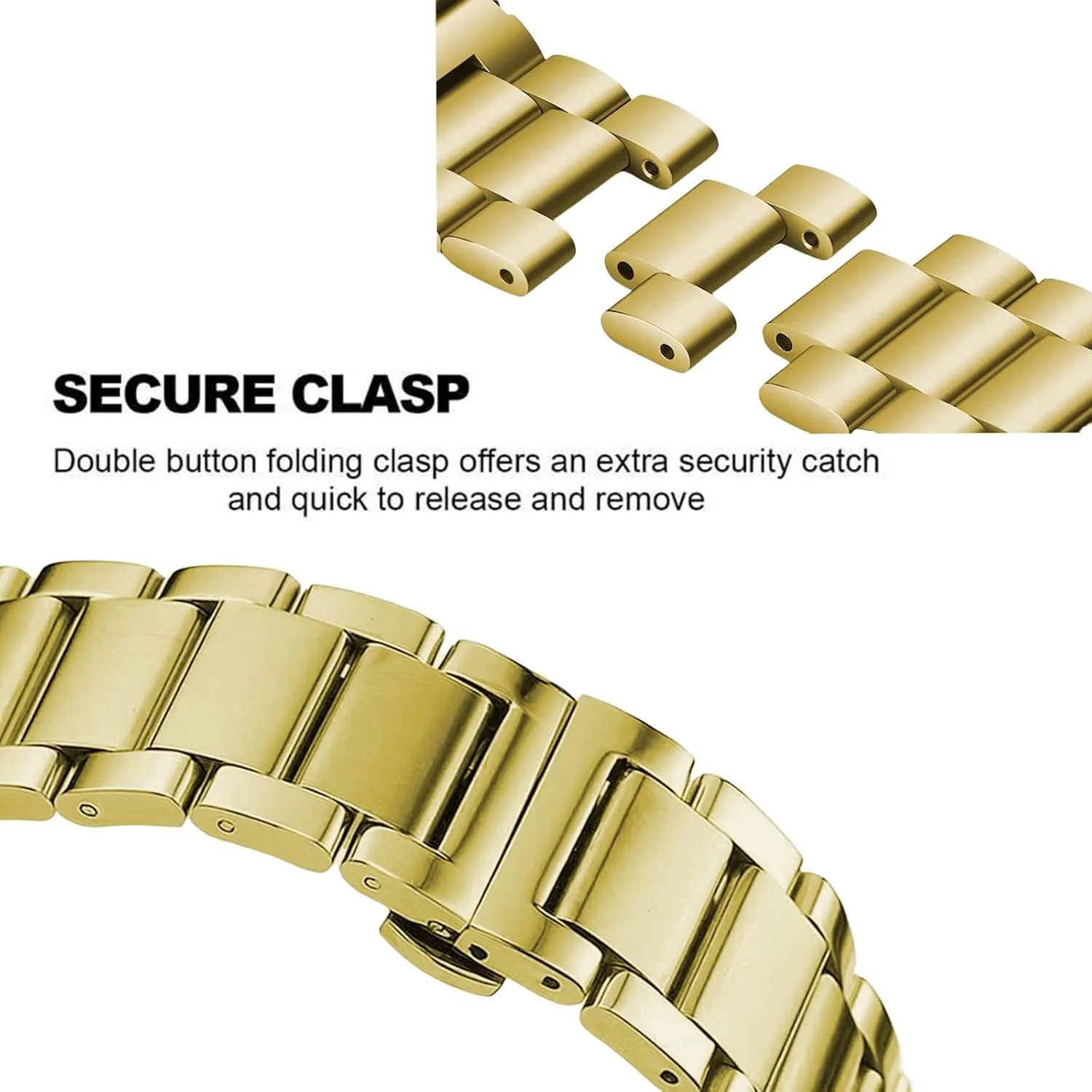 Band Men Women Stainless Steel Watch Band Curved End 14mm 15mm 16mm 17mm 18mm19mm 20mm 21mm 22mm 23mm 24mm Watch Bracelet Polished Brushed Metal table auditory interestingly weakness republish Watch Strap Replacement 