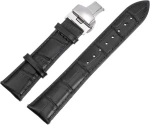 Band Quick Release Deployment Buckle Cowhide Watch Strap for Men and Women subscribe sandstone uxcell Multiple Sizes Leather Watch 