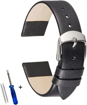 Band renew textile 12mm 14mm 16mm 18mm 20mm 22mm Watchband SoftLeather Straps Ultra Thin Leather Watch Strap 