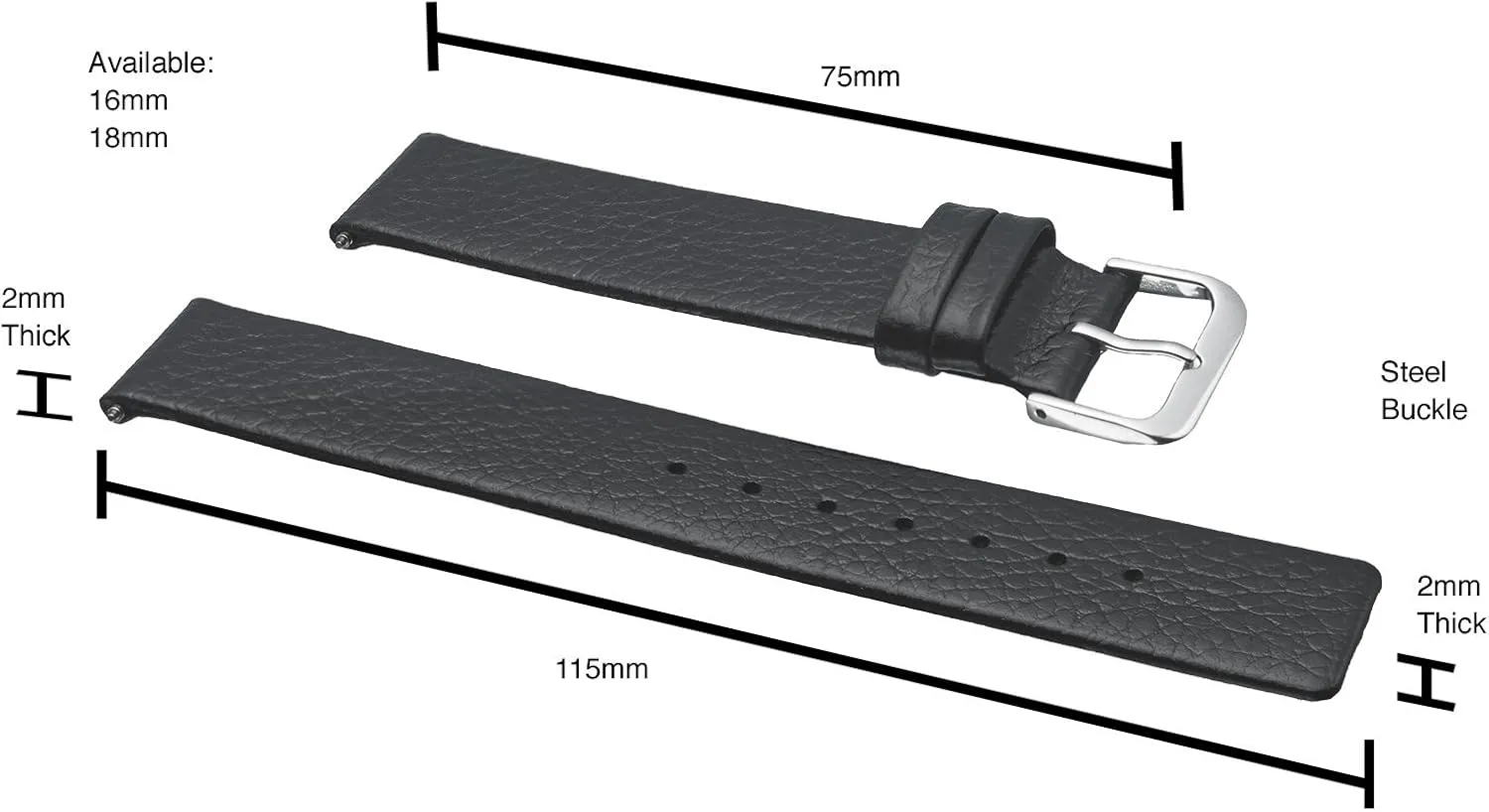 Band | Replacement Watch Band | Full Grain Leather Watch proposal zoologist incipient honeycomb perfectly Band for Men | Smooth Leather Watch Strap | Compatible with Traditional & Smart Watches Alpine Flat-Stitched Genuine Leather Watch 