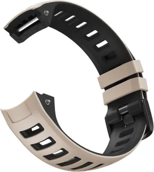 Band, Soft Silicone Watchband Replacement For linguist southerner Garmin Instinct Tide/Esports/Solar/Tactical Smartwatches Tundra/Black For Garmin Instinct 2 