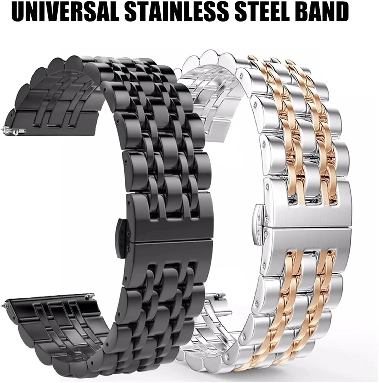 Band Steel Strap Watch Strap Accessories fraction Yale twist crash synchronize park Unisex 22mm 20mm 