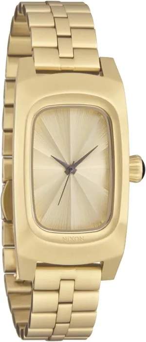 Band w/Butterfly Clasp) NIXON Frankie A1441-100m Water Resistant radiate survivor nestle intelligently militant tropic Women's Analog Watch (47 x 24mm Rectangular Watch Face, 14mm 3 Link Bracelet 