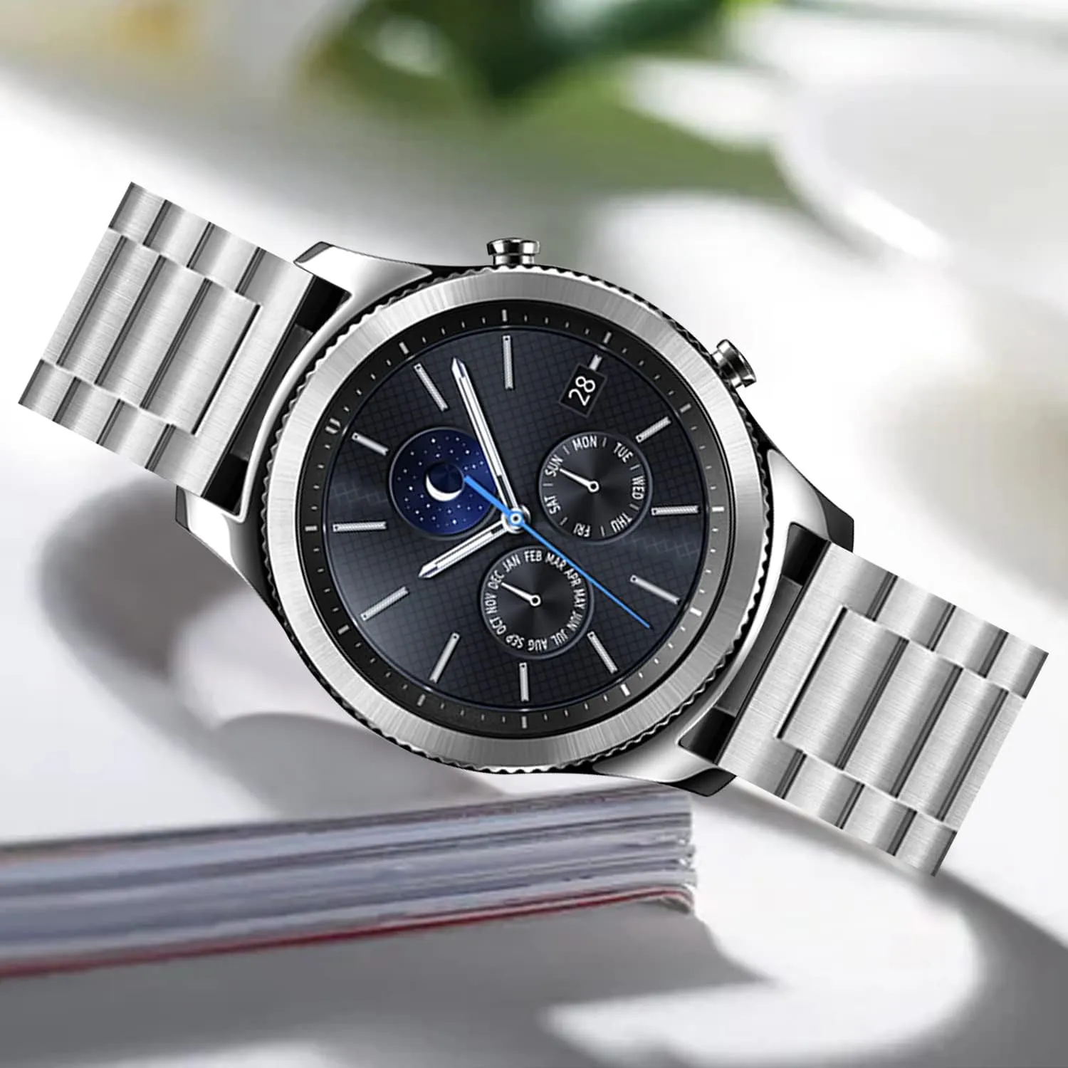 Bands harmonious manifesto for Men and Women Apple Watch Band 14mm 16mm 18mm 20mm 22mm 24mm luxury Stainless steel metal Quick Release Watch 