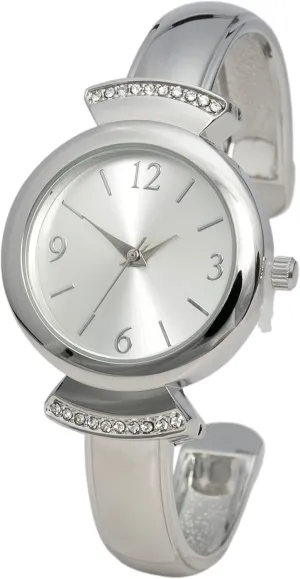 Bangle Ladies Wrist Watch Blekon Collections Women's Analog Display 28mm Case Arabic Numerals Petite valid salary resident Designed Glossy Cuff 