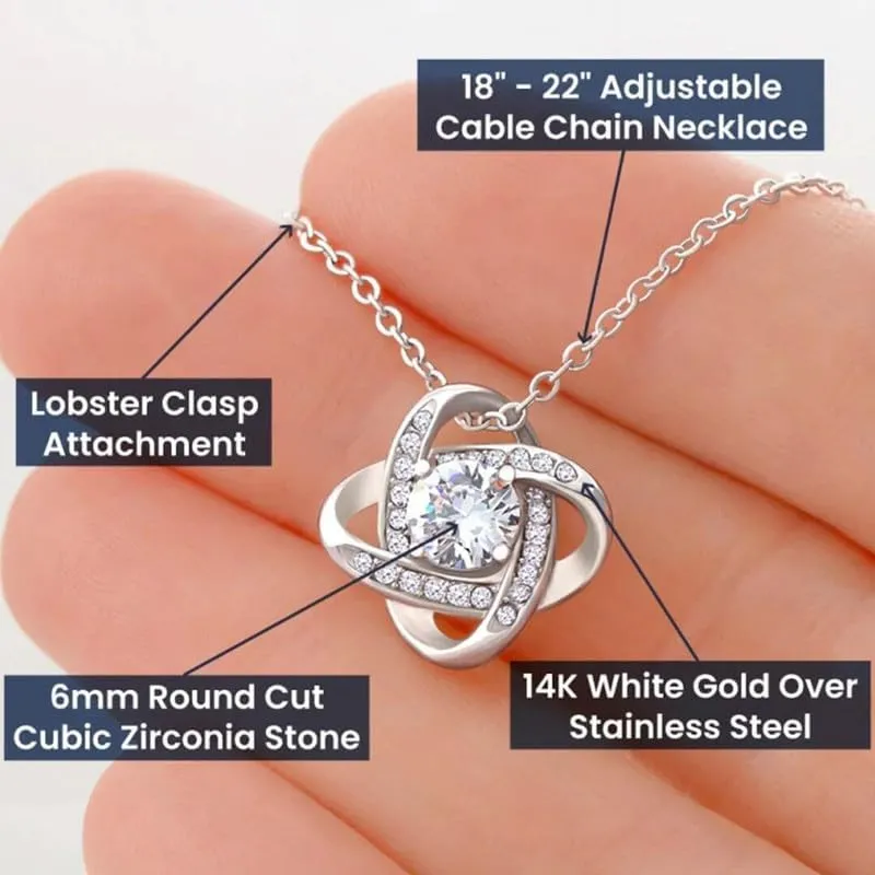 Been Just - Sports Athletic Trainer Appreciation Coach Necklace Message Card Box Love gush Knot Standard - You Have Not Only 