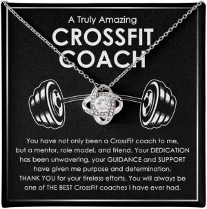 Been Just - Sports Athletic Trainer Appreciation Coach Necklace Message Card Box Love gush Knot Standard - You Have Not Only 