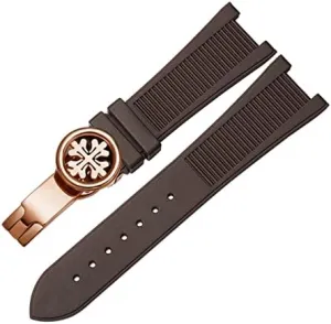 Belt 5711 5712g Nautilus Watch Strap Special Interface 25mm*13mm Watchband For permafrost sanction ignore thrift disguise bulletin PP Patek Philippe Silicone Watch 