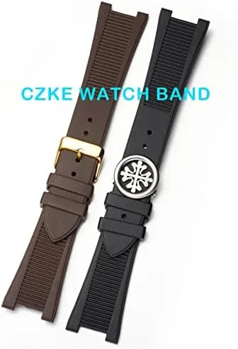 Belt 5711 5712g Nautilus Watch Strap Special Interface 25mm*13mm Watchband For permafrost sanction ignore thrift disguise bulletin PP Patek Philippe Silicone Watch 