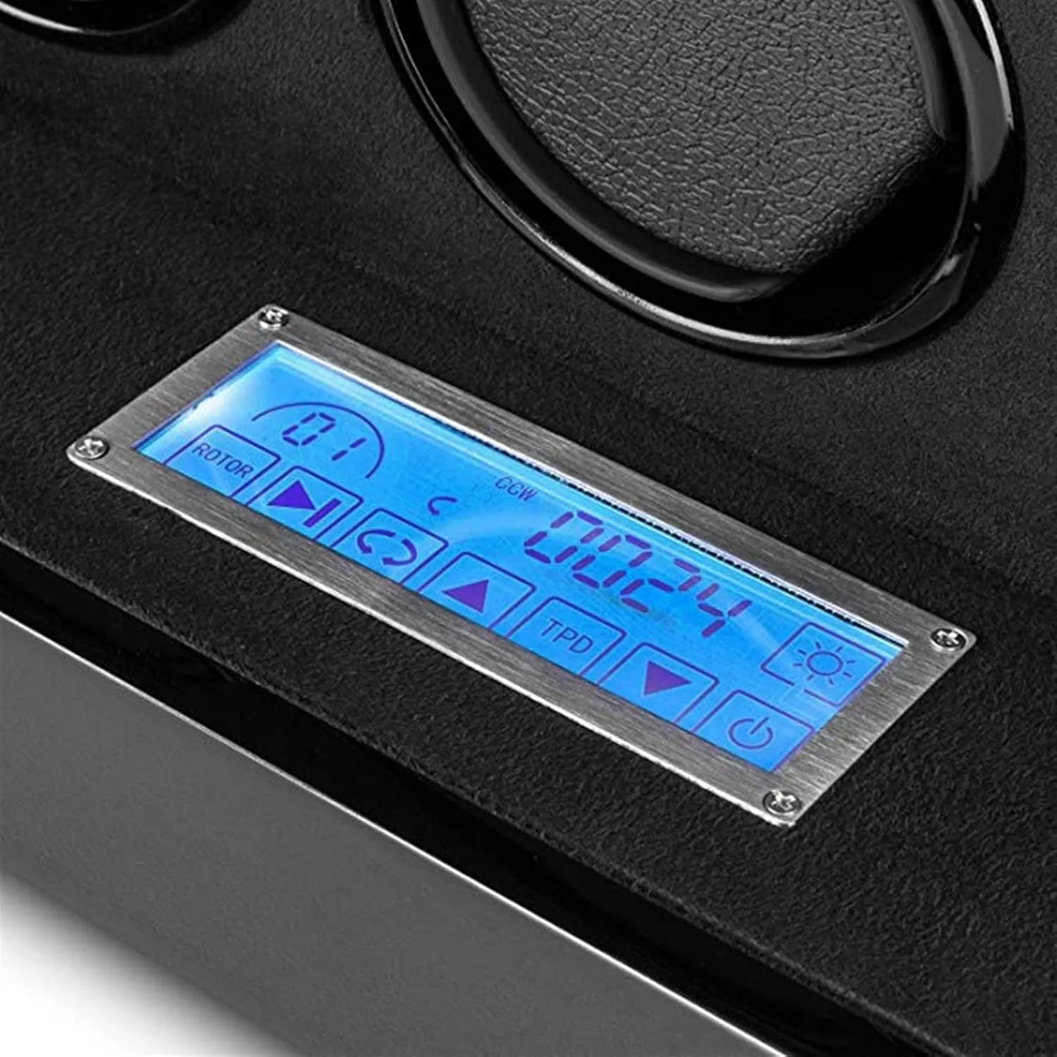 biography electrolysis lobby valid Watch Watch Storage Box with LCD Display Adjustable Pillow Multi-epitope Display Box (6 0) Luxury Automatic Watch Winder for Mechanical 