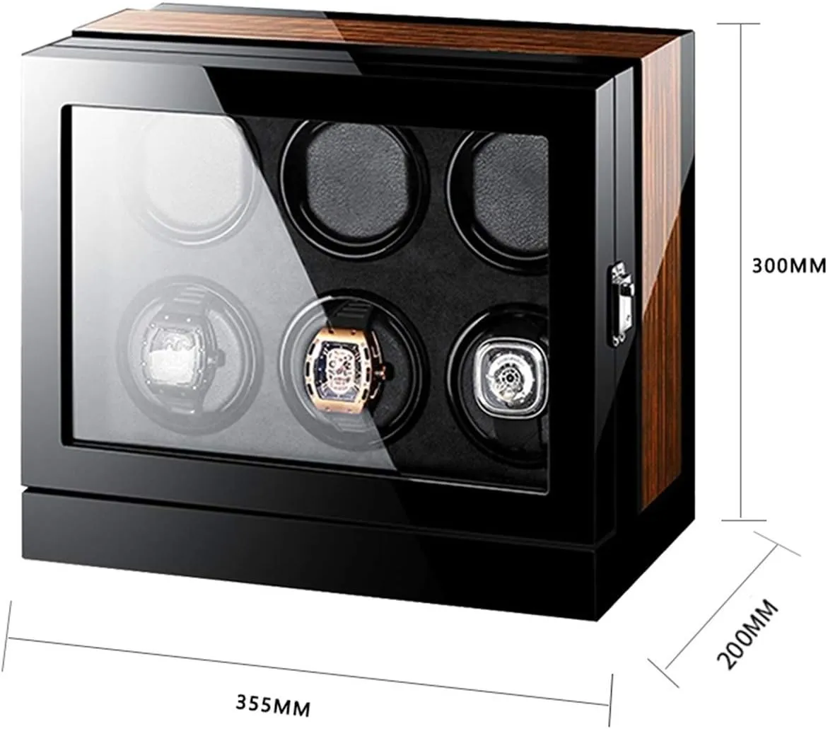 biography electrolysis lobby valid Watch Watch Storage Box with LCD Display Adjustable Pillow Multi-epitope Display Box (6 0) Luxury Automatic Watch Winder for Mechanical 