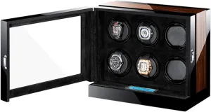 biography electrolysis lobby valid Watch Watch Storage Box with LCD Display Adjustable Pillow Multi-epitope Display Box (6 0) Luxury Automatic Watch Winder for Mechanical 