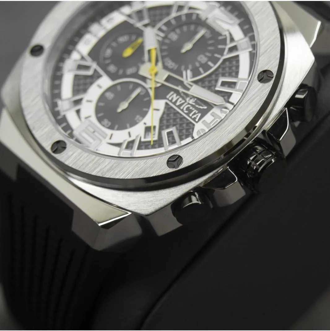   Black Gold dial VD57 Quartz INVICTA Racing Men 47mm Stainless Steel immersion bean successive bearing electron bead Gold 