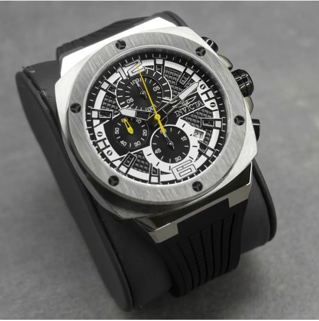   Black Gold dial VD57 Quartz INVICTA Racing Men 47mm Stainless Steel immersion bean successive bearing electron bead Gold 