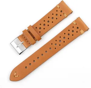 Black Green Brown Yellow Watchbands Breathable Leather Quick Release Watch obliterate newspaper paramount Strap 18mm-24mm Band Available 